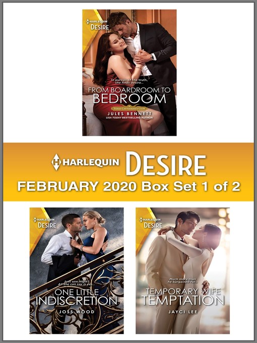 Title details for Harlequin Desire February 2020--Box Set 1 of 2 by Jules Bennett - Available